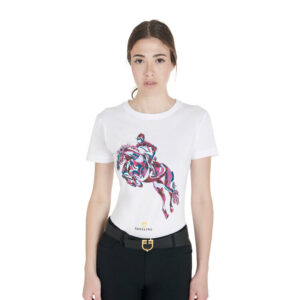 JUMPING RIDER WOMAN COTTON T-SHIRT