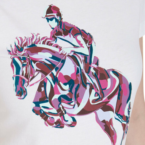 JUMPING RIDER WOMAN COTTON T-SHIRT