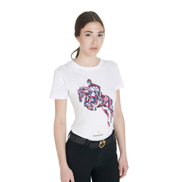 JUMPING RIDER WOMAN COTTON T-SHIRT