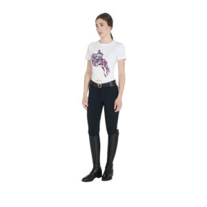 JUMPING RIDER WOMAN COTTON T-SHIRT