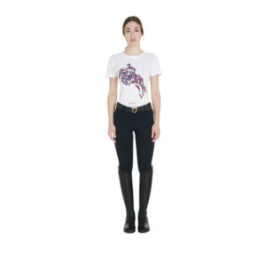 JUMPING RIDER WOMAN COTTON T-SHIRT