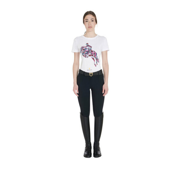 JUMPING RIDER WOMAN COTTON T-SHIRT