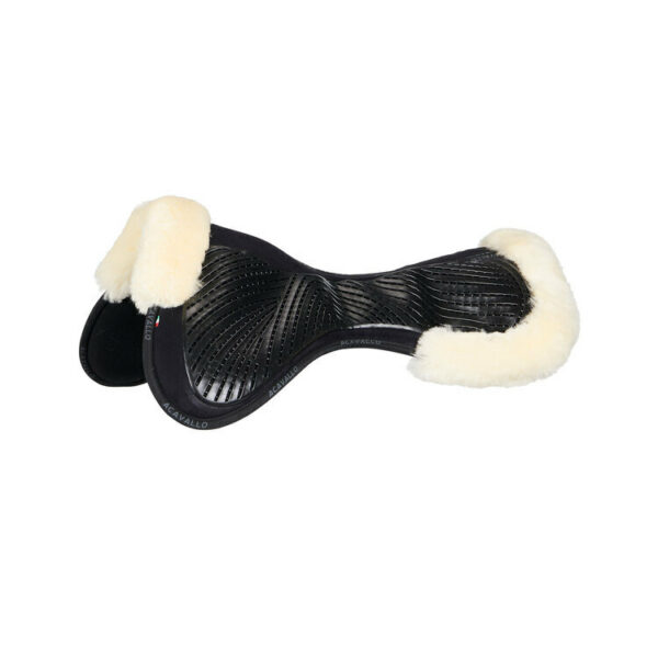 CLOSE CONTACT GEL & MEMORY FOAM 1/2 PAD W/SHEEPSKIN