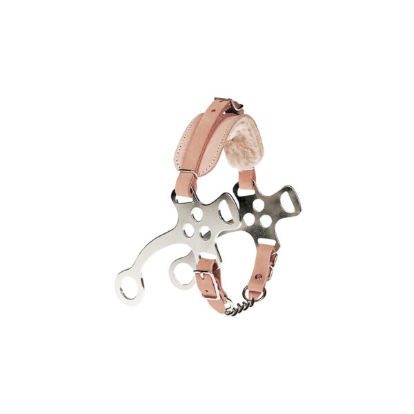 HACKAMORE FERRO C/NASALINA CUOIO