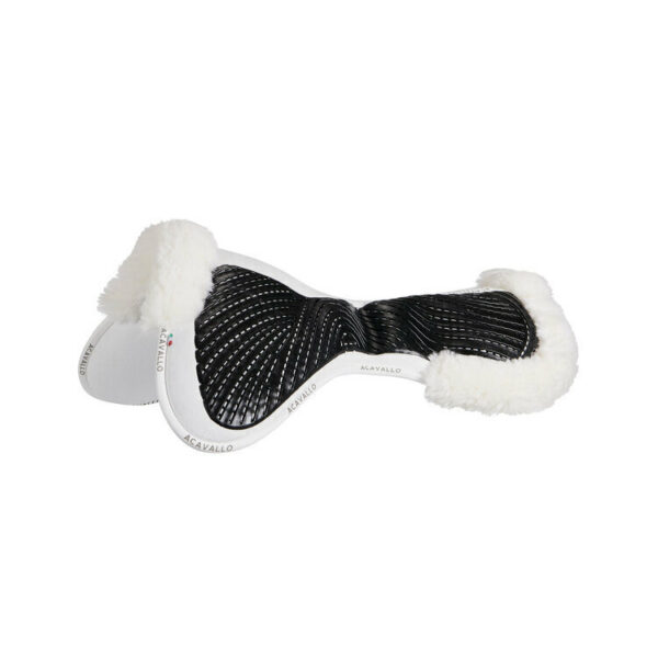 CLOSE CONTACT GEL & MEMORY FOAM 1/2 PAD W/SHEEPSKIN