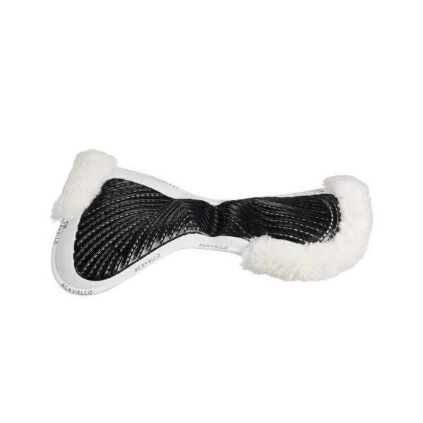 CLOSE CONTACT GEL & MEMORY FOAM 1/2 PAD W/SHEEPSKIN
