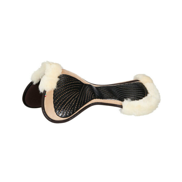 CLOSE CONTACT GEL & MEMORY FOAM 1/2 PAD W/SHEEPSKIN