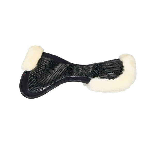 CLOSE CONTACT GEL & MEMORY FOAM 1/2 PAD W/SHEEPSKIN