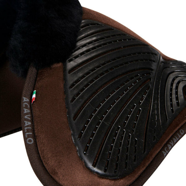 CLOSE CONTACT GEL & MEMORY FOAM 1/2 PAD W/SHEEPSKIN