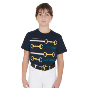 T-SHIRT BITS WITH REINS JUNIOR COTTON