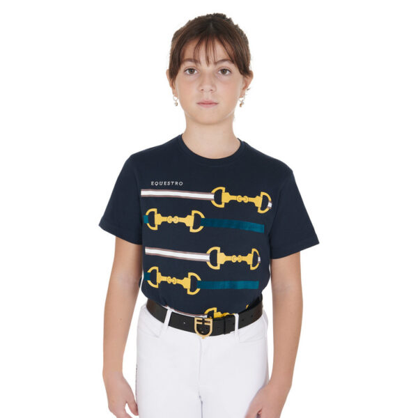 T-SHIRT BITS WITH REINS JUNIOR COTTON