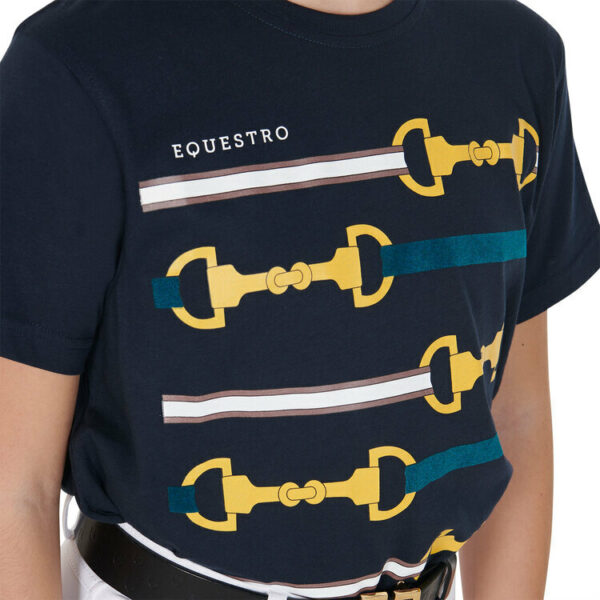T-SHIRT BITS WITH REINS JUNIOR COTTON
