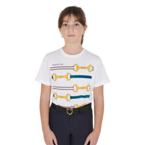 T-SHIRT BITS WITH REINS JUNIOR COTTON