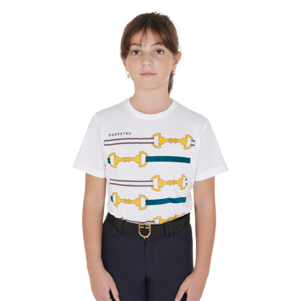 T-SHIRT BITS WITH REINS JUNIOR COTTON