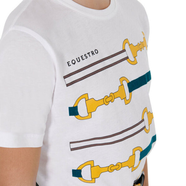 T-SHIRT BITS WITH REINS JUNIOR COTTON