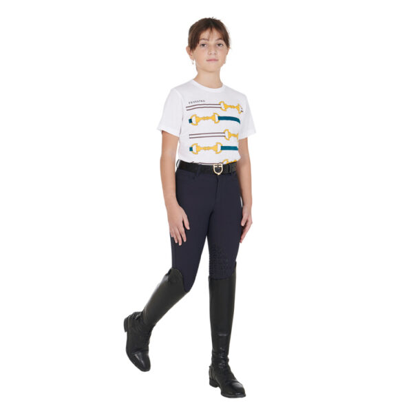 T-SHIRT BITS WITH REINS JUNIOR COTTON
