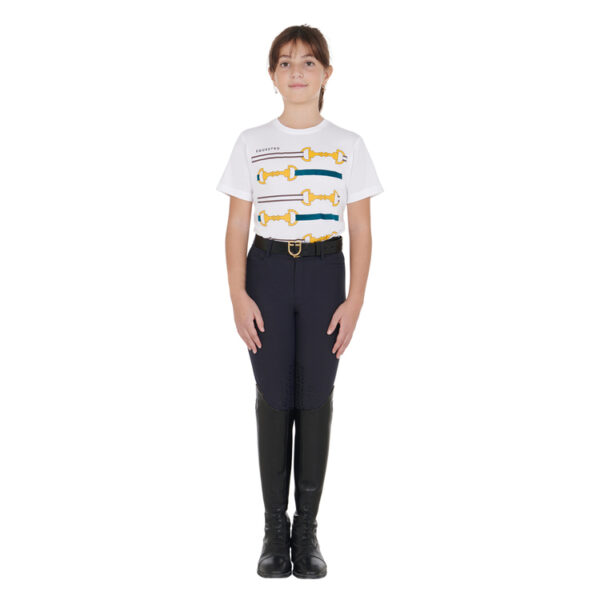 T-SHIRT BITS WITH REINS JUNIOR COTTON