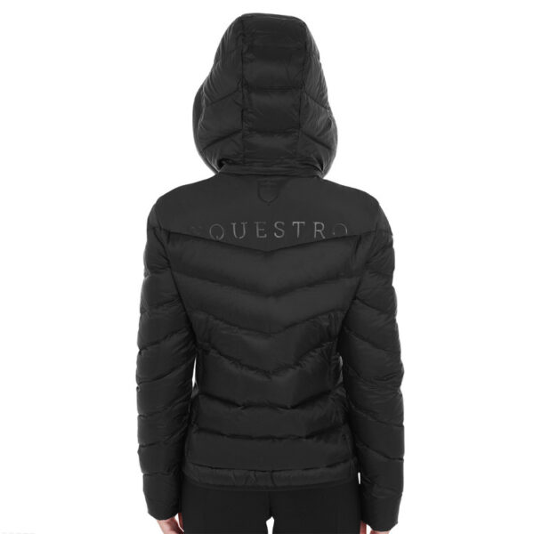 NYLON LAKKE'+STRETCH WOMAN JACKET WITH REMOVIBLE HOOD
