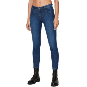 JEANS WRANGLER DONNA SKINNY AUTHENTIC BLUE ELASTICIZZATO W28KX785U