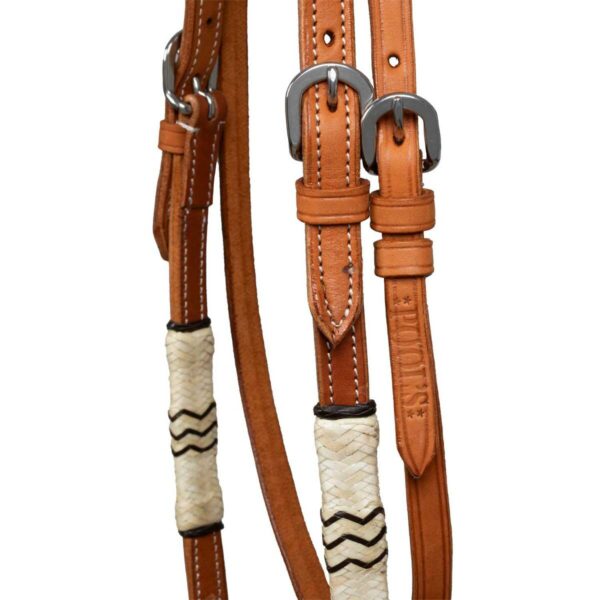 BOSAL BRIDLE WITH HORSEHAIR MECATE REINS