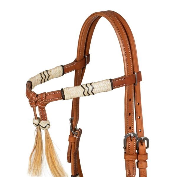 BOSAL BRIDLE WITH HORSEHAIR MECATE REINS