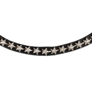 ACAVALLO BROWBAND W/STARRY CRYSTALS