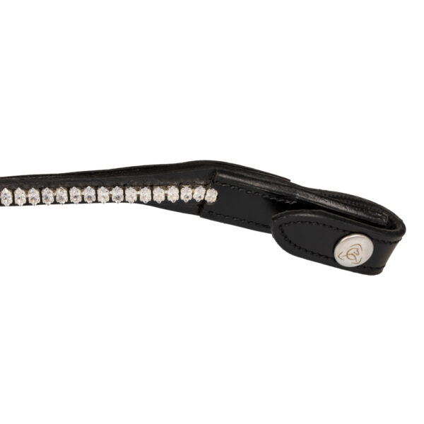 ACAVALLO BROWBAND W/OVAL CRYSTALS