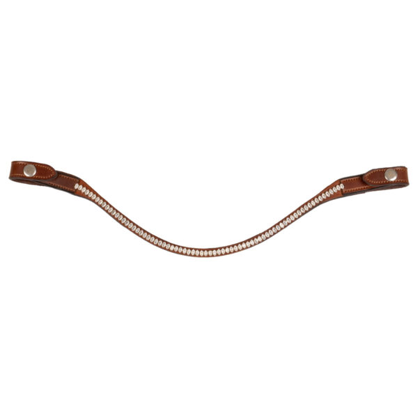 ACAVALLO BROWBAND W/OVAL CRYSTALS