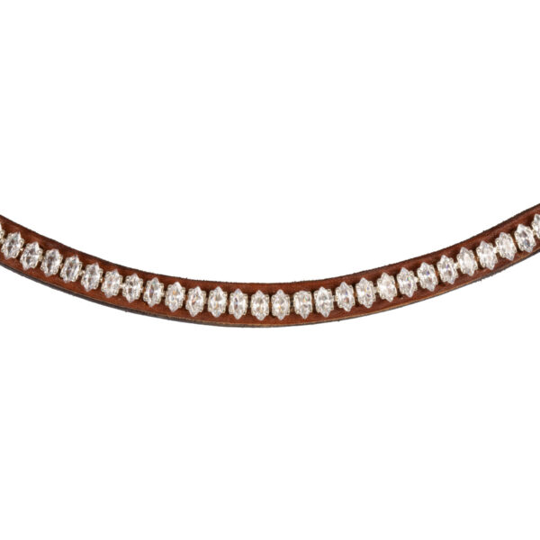 ACAVALLO BROWBAND W/OVAL CRYSTALS