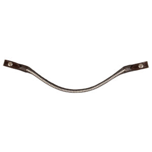 ACAVALLO BROWBAND W/OVAL CRYSTALS