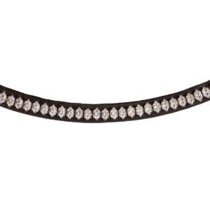ACAVALLO BROWBAND W/OVAL CRYSTALS