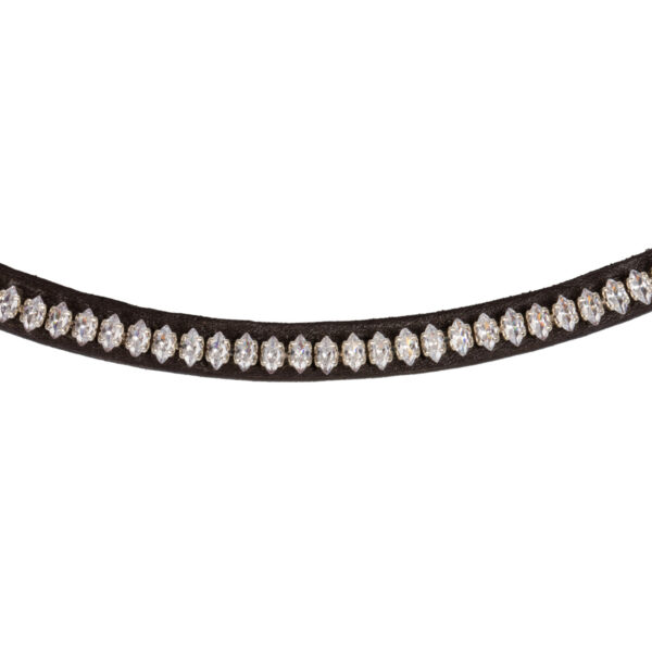 ACAVALLO BROWBAND W/OVAL CRYSTALS