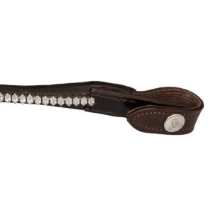 ACAVALLO BROWBAND W/OVAL CRYSTALS