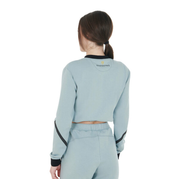 WOMEN'S CROPPED ROUNDNECK SWEATSHIRT