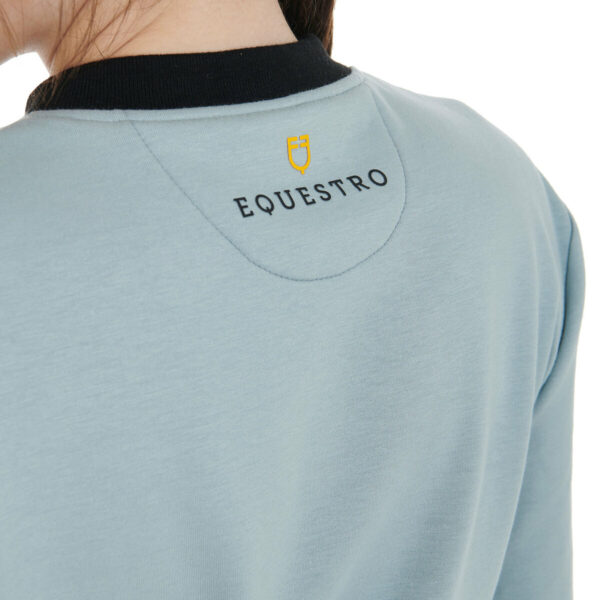 WOMEN'S CROPPED ROUNDNECK SWEATSHIRT