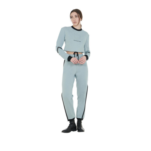 WOMEN'S CROPPED ROUNDNECK SWEATSHIRT
