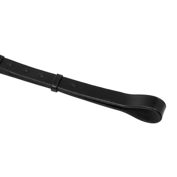 ITALIAN LEATHER AND ROUND NYLON THIEDEMANN REINS