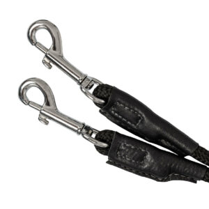 ITALIAN LEATHER AND ROUND NYLON THIEDEMANN REINS