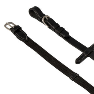 ITALIAN LEATHER AND ROUND NYLON THIEDEMANN REINS