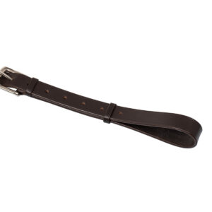 ITALIAN LEATHER AND ROUND NYLON THIEDEMANN REINS