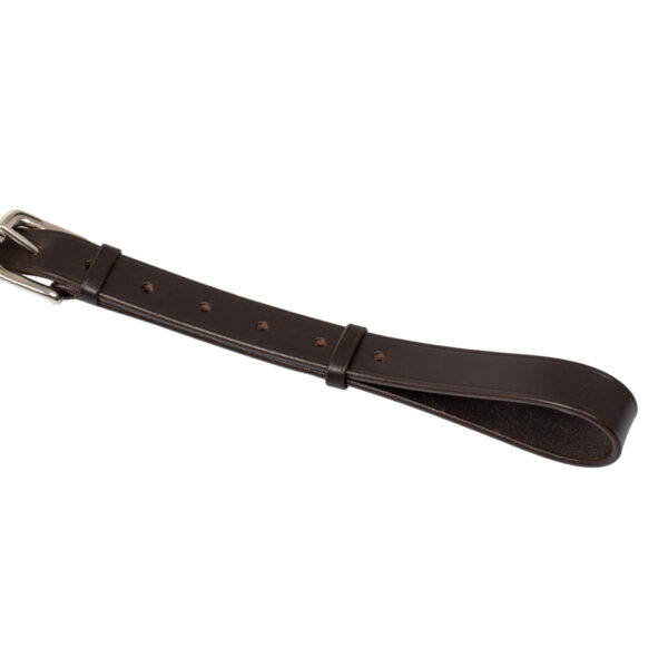 ITALIAN LEATHER AND ROUND NYLON THIEDEMANN REINS