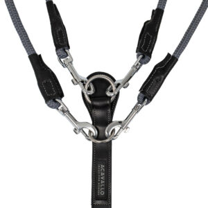 ITALIAN LEATHER AND ROUND NYLON DORI GOGUE