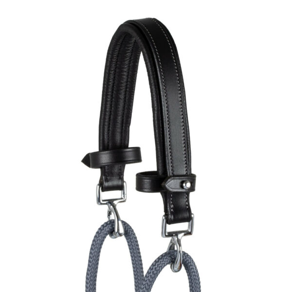 ITALIAN LEATHER AND ROUND NYLON DORI GOGUE