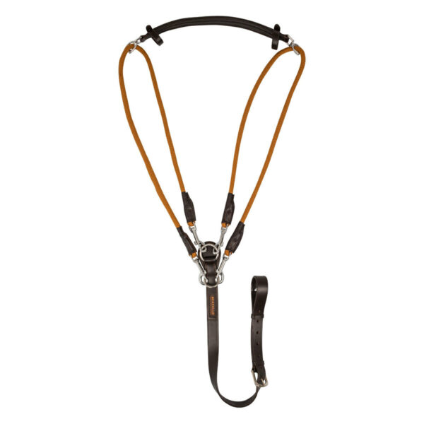 ITALIAN LEATHER AND ROUND NYLON DORI GOGUE