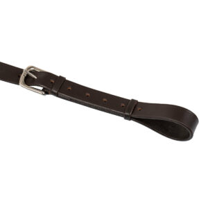 ITALIAN LEATHER AND ROUND NYLON DORI GOGUE
