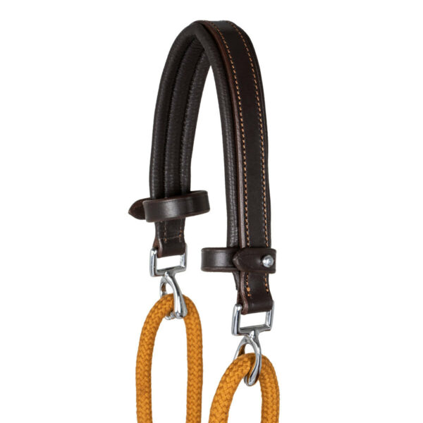 ITALIAN LEATHER AND ROUND NYLON DORI GOGUE