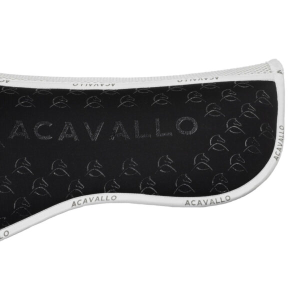 SPINE FREE LYCRA & MEMORY FOAM 1/2 PAD DRESSAGE W/SILICON GRIP & BAMBOO