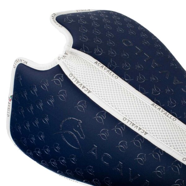 SPINE FREE LYCRA & MEMORY FOAM 1/2 PAD DRESSAGE W/SILICON GRIP & BAMBOO