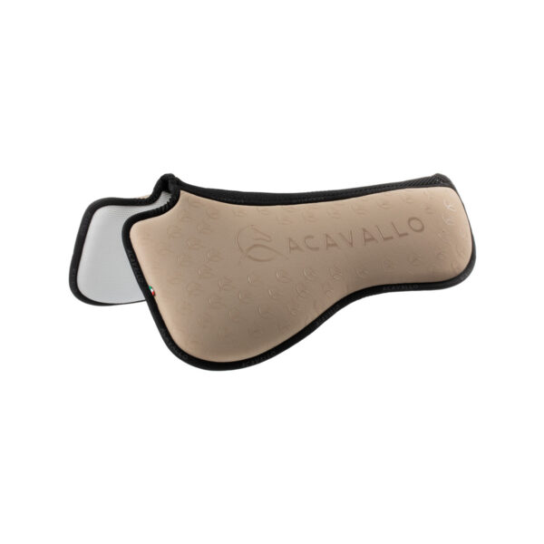 SPINE FREE LYCRA & MEMORY FOAM 1/2 PAD DRESSAGE W/SILICON GRIP & BAMBOO