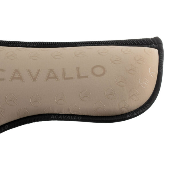 SPINE FREE LYCRA & MEMORY FOAM 1/2 PAD DRESSAGE W/SILICON GRIP & BAMBOO